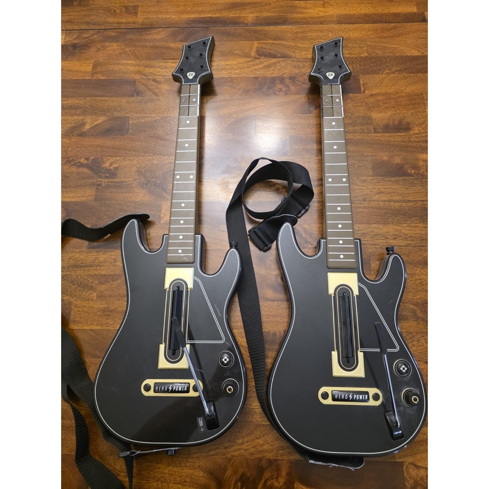 Activision GUITAR HERO WIRELESS CONTROLLER Model 0000654 Xbox360/PS3 Lot of 2